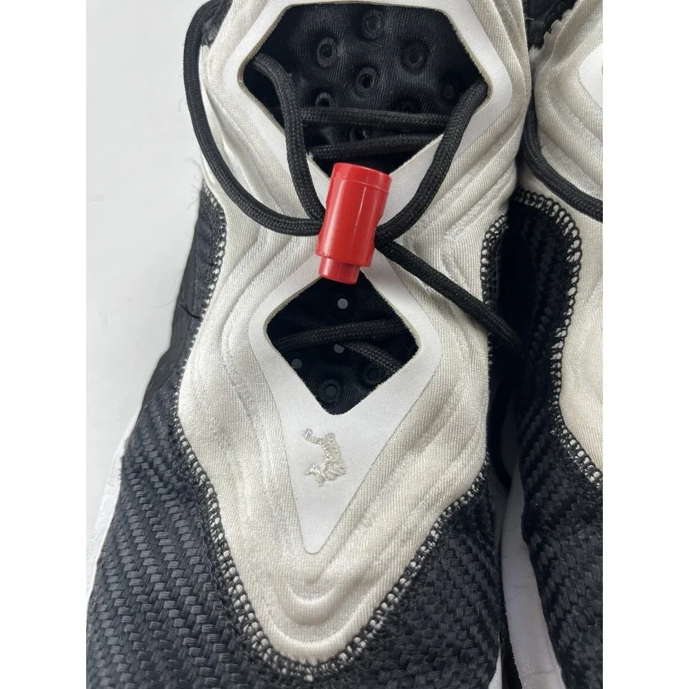 Nike LeBron 19 Low Men's 7.5 Basketball Shoes Black White Red